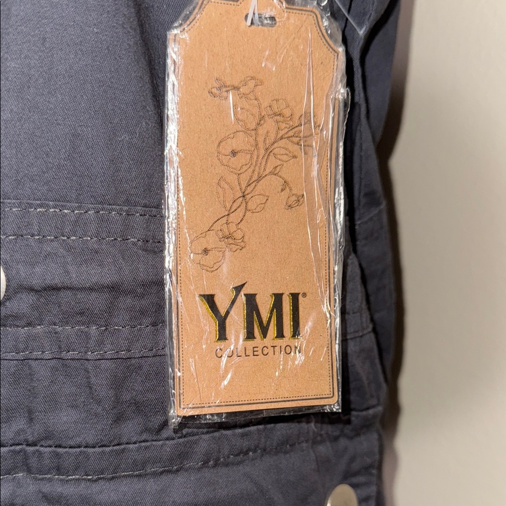 YMI Dark Gray Sleeveless Vest - Picture 5 of 8